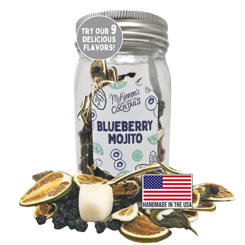 McKinnon’s Dry Craft Cocktails DIY Mixology Kit with Dehydrated Fruits and Herbs