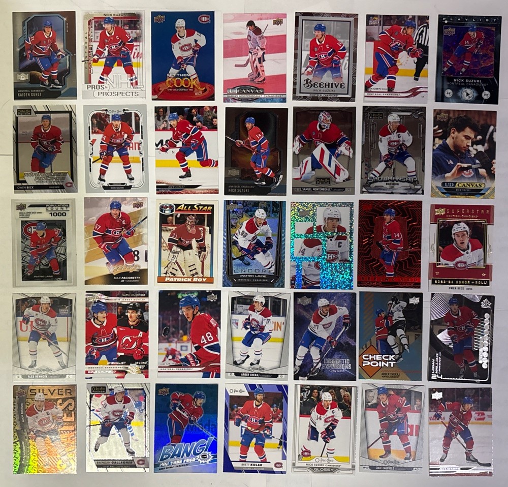 🔥Montreal Canadiens🔥HUGE 41 Card Lot From Various UD/OPC Sets-C/W Patrick Roy