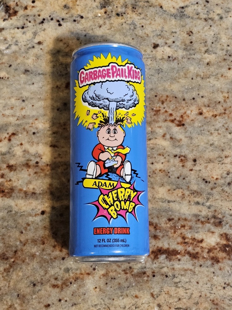 Garbage Pail Kids Adam Cherry Bomb OS1 Energy Drink 12 oz Vintage 2020 Topps GPK