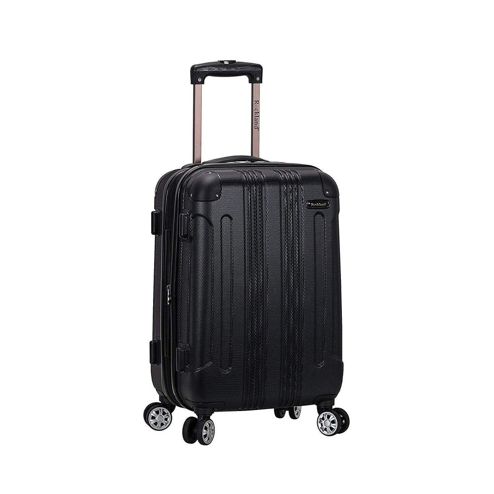 London 20-Inch Black Hardside Spinner Carry-On Luggage