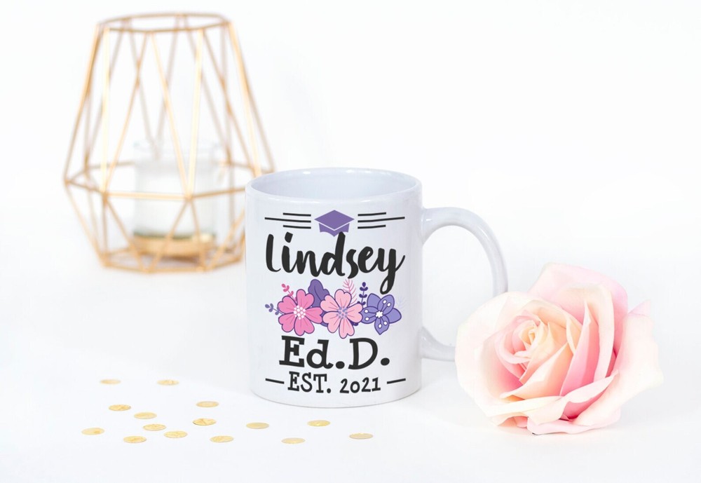 Edd Graduation Personalized Coffee Mug Doctorate Of Education Custom Gift For