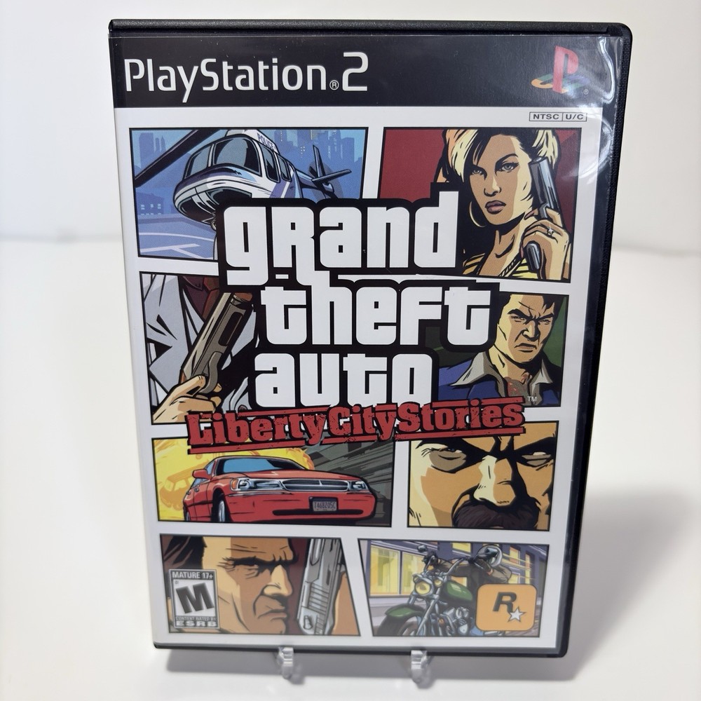 Grand Theft Auto GTA Liberty City Stories Playstation 2 PS2 Complete CIB NO MAP