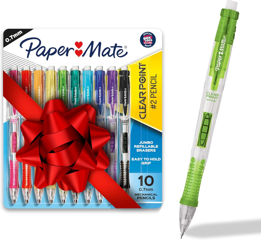 Clearpoint 0.7mm HB #2 Mechanical Pencils 2-Pack for School & Office