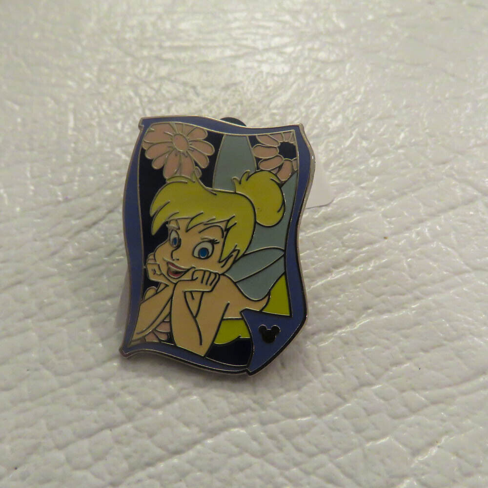 Disney Tinker Bell Purple Frame Hidden Mickey  Pin