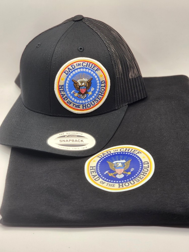 Fathers Day DAD Hat With Free Tshirt (Read Description For Sizes)-image