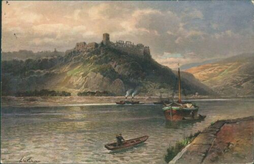 Ansichtskarte Rheinfels 1912 Künstlerkarte (Nr.941)