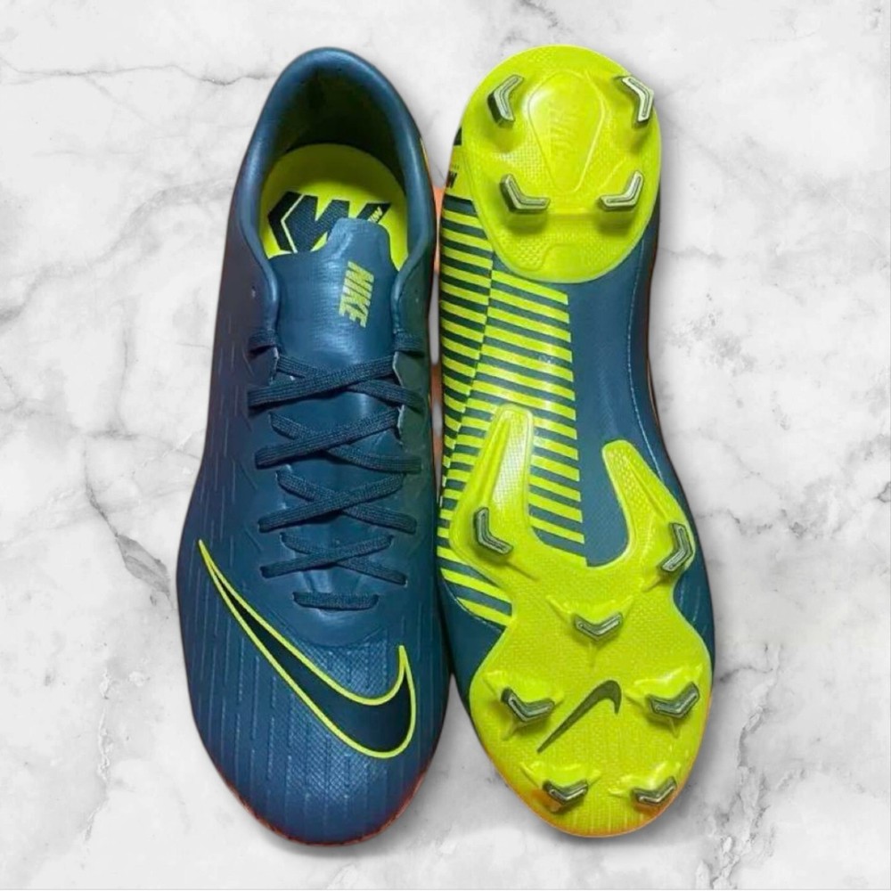 Nike Mercurial Vapor 12 Pro FG Soccer Cleats US 7.5 Green/White New