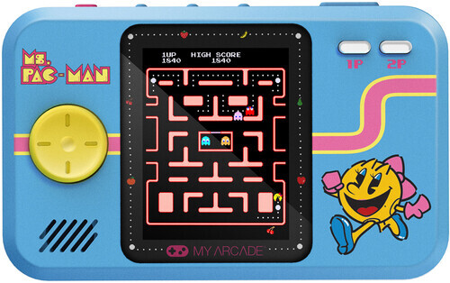 Ms Pac-Man Pocket Player Pro - My Arcade Portable Handheld Gaming System