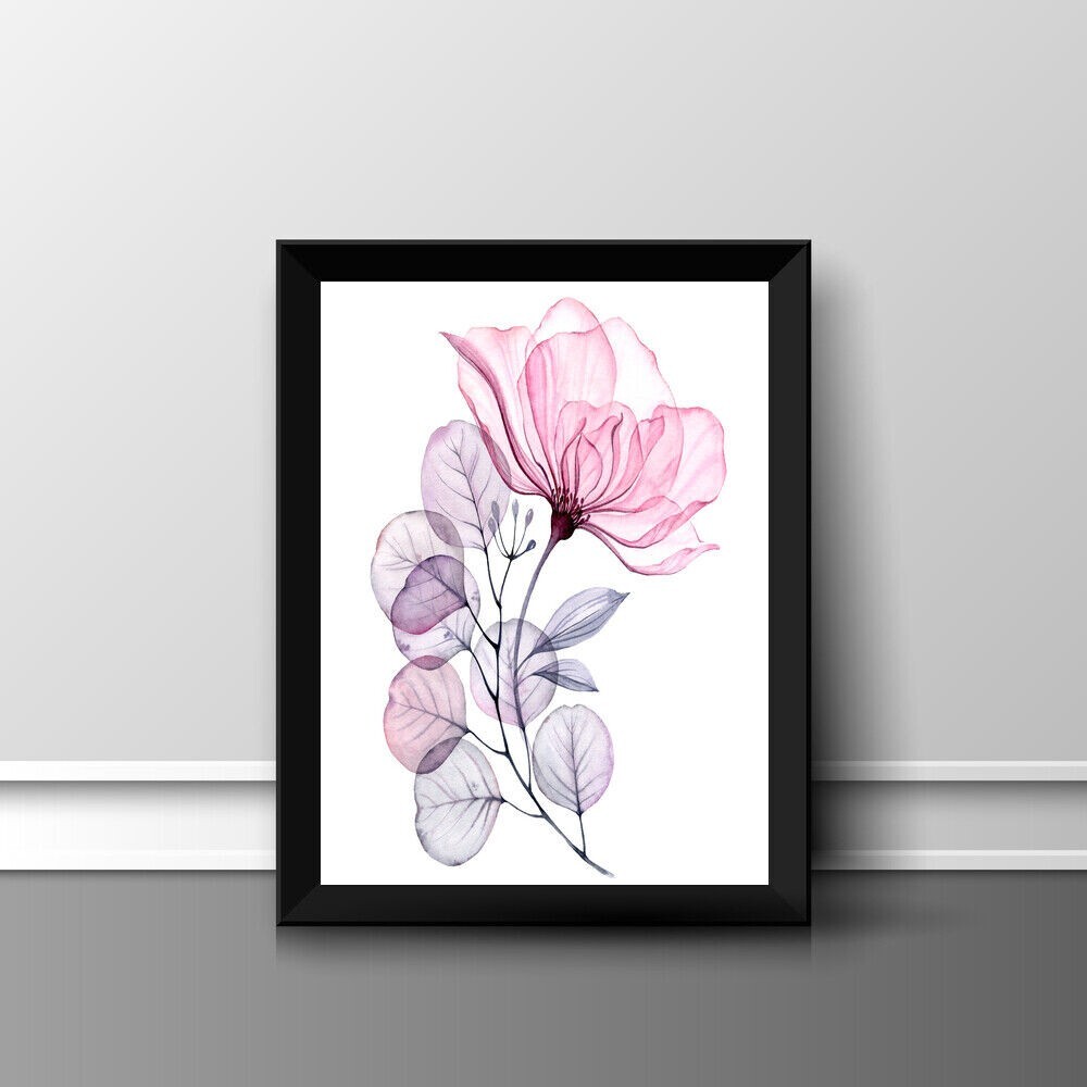 BOTANICAL FLOWER PRINT PICTURE POSTER WALL ART HOME DECOR UNFRAMED GIFT.