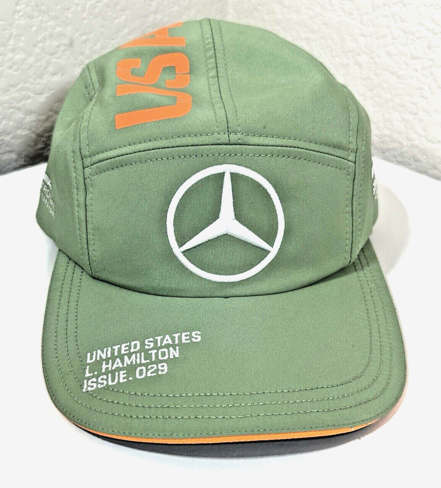 Mercedes Lewis Hamilton Special Edition Formula 1 Grand Prix 2021 Hat Green