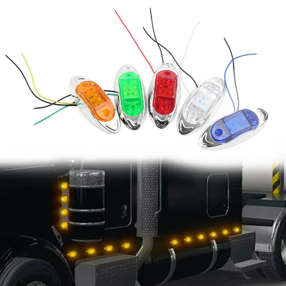 24V LED Car Width Indicator Side Marker Lamp Brake Warning Light For Trailer etc