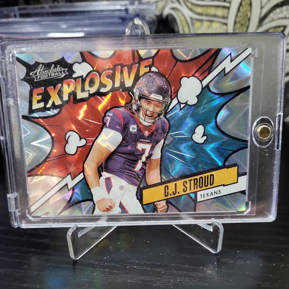2024 Panini Absolute C.J. Stroud Explosive Case Hit Texans EX-CJS SSP 2nd Year