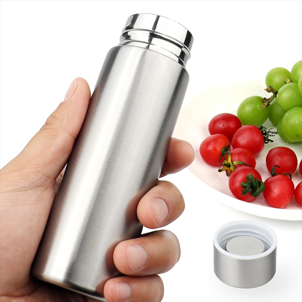 Cute 4.4oz Mini Water Bottle for Kids Lunchbox - Slim Leakproof Flask