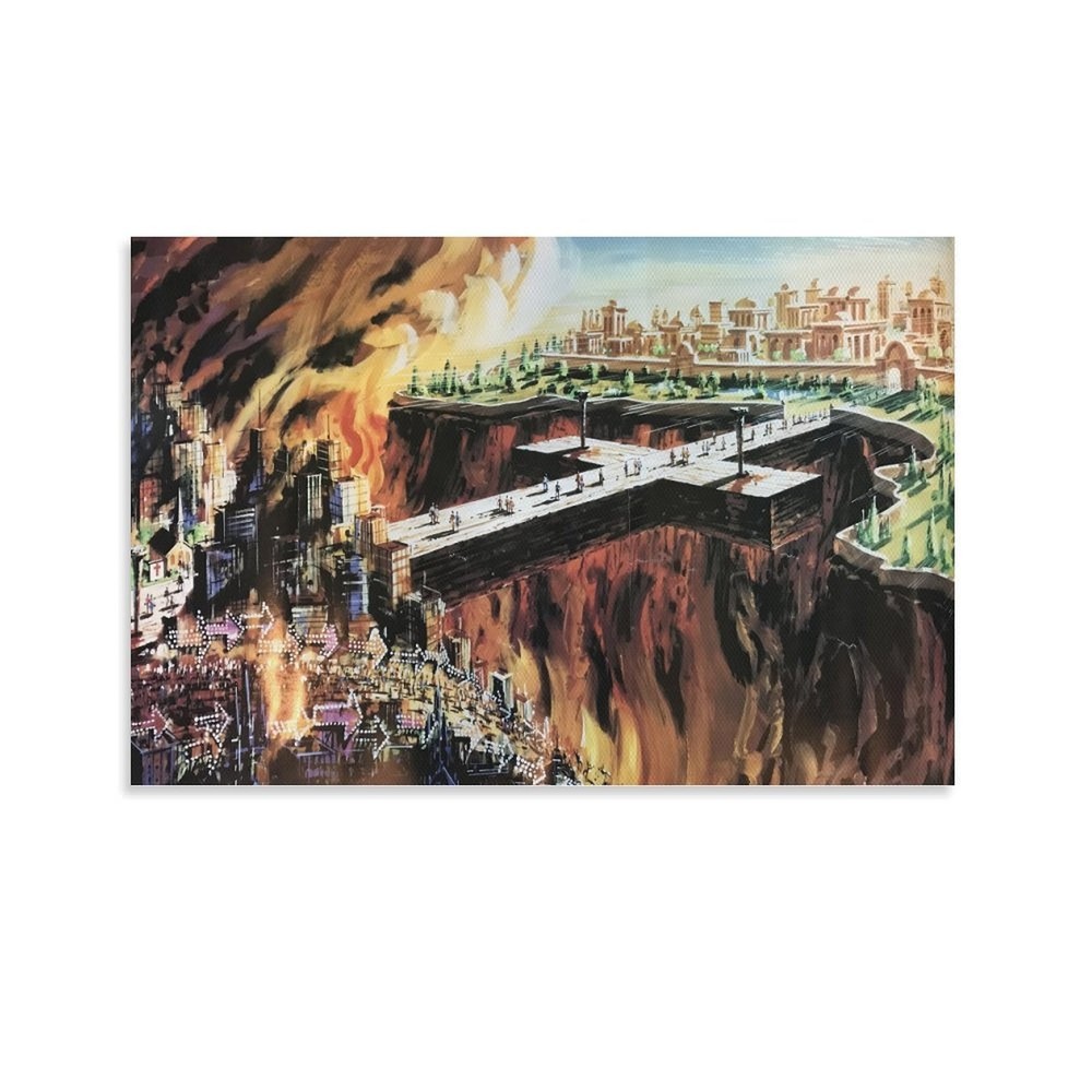 Generic William Ressler Bridge to Heaven And Hell Canvas Art Poster Wall Art