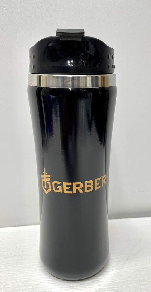 Gerber Gear Knives 14oz Drink Tumbler Thermos For HOT & COLD Liquids *NEW*