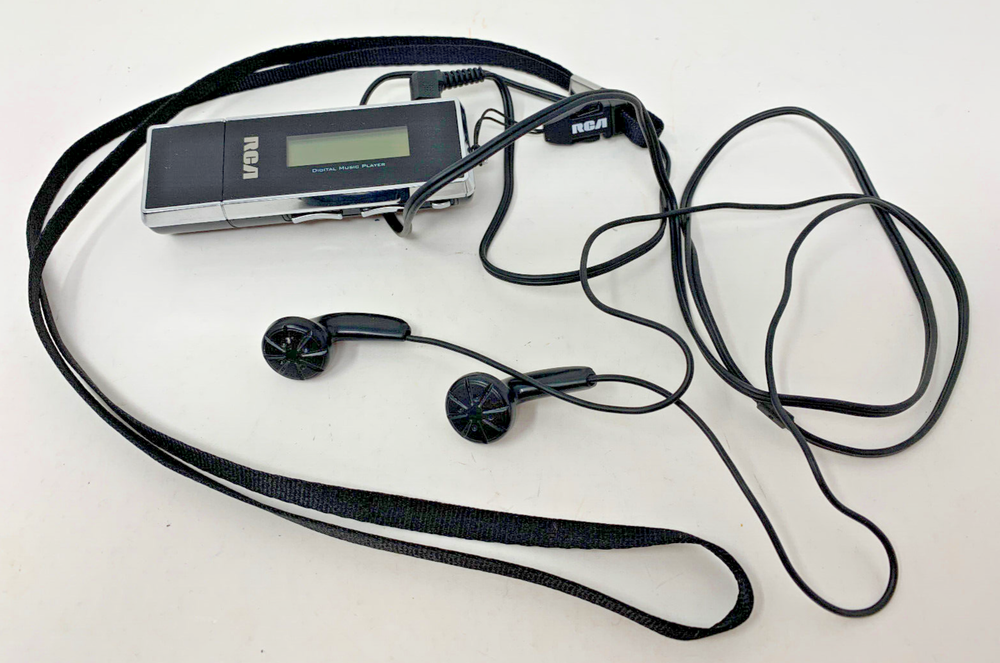 RCA USB MP3 Player 512mb 320 Song Flash Backlight Display Voice Recording WORKS