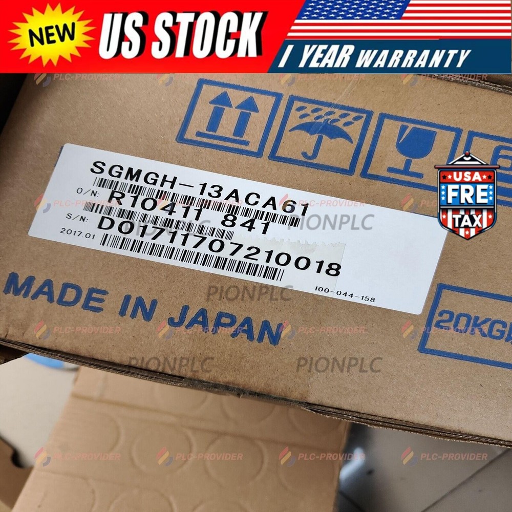 New Sealed Yaskawa SGMGH-13ACA61 Servo Motor Fast Shipping