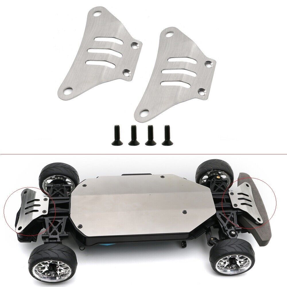 Tamiya TT-02 1/10 RC Car Front Rear Chassis Armor Protector Plate
