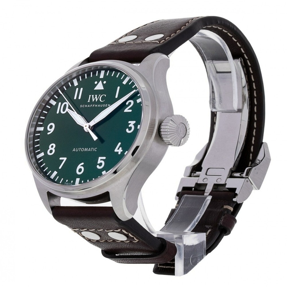 New IWC Big Pilots  Stainless Steel Automatic 43 mm Green Watch IW329306