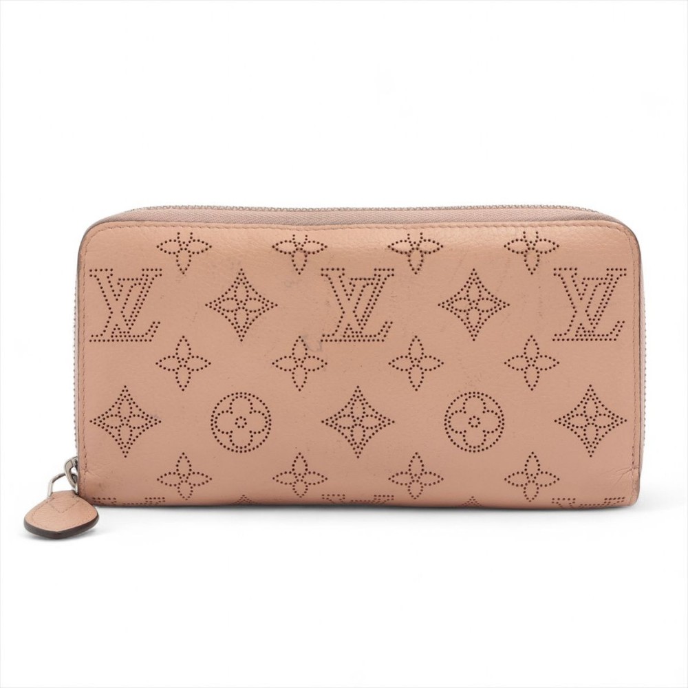 Louis Vuitton Mahina Zippy Wallet Magnolia RFID Round Zip