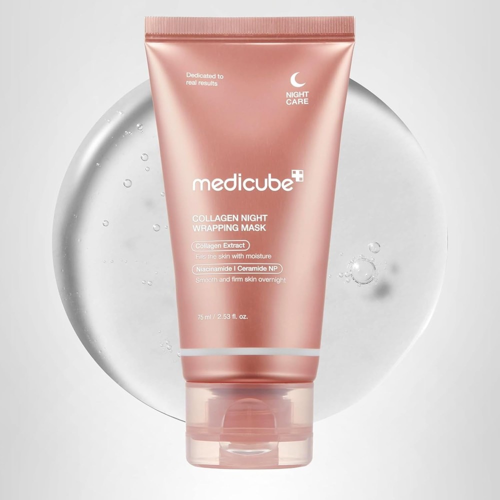 Medicube Collagen Overnight Wrapping Peel Off Facial Mask Pack 2.53 fl.oz
