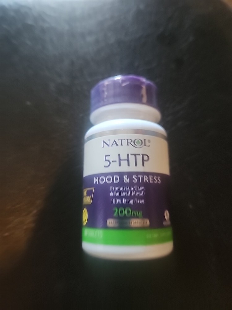 Natrol 5-HTP Time Release 200mg Mood Stress Appetite Control 60 Tabs EXP 8/31/24