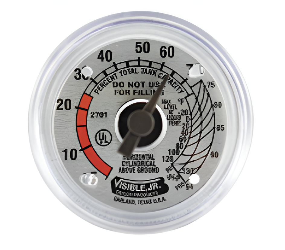 Squibb Taylor Drop-In Gauge Dial MFG#130012 for AG ASME LP Tanks 94% Guide