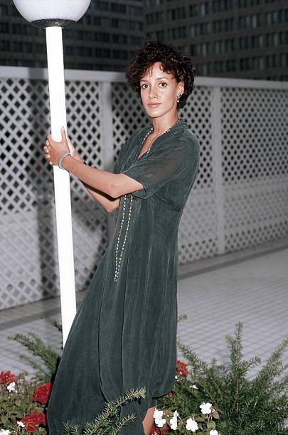 Actress Jennifer Beals poses for a portrait in September 1990 in LA Old Photo 2