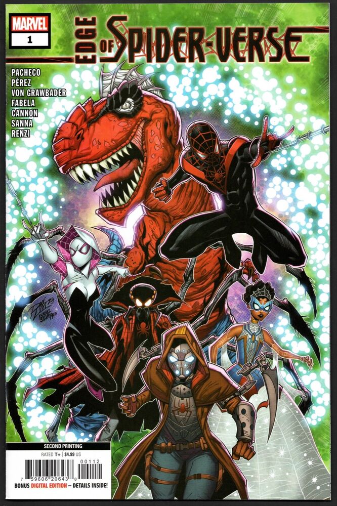 Edge of Spider-Verse #1 Ron Lim 2nd Printing Variant Cover (Marvel, 2023) NM