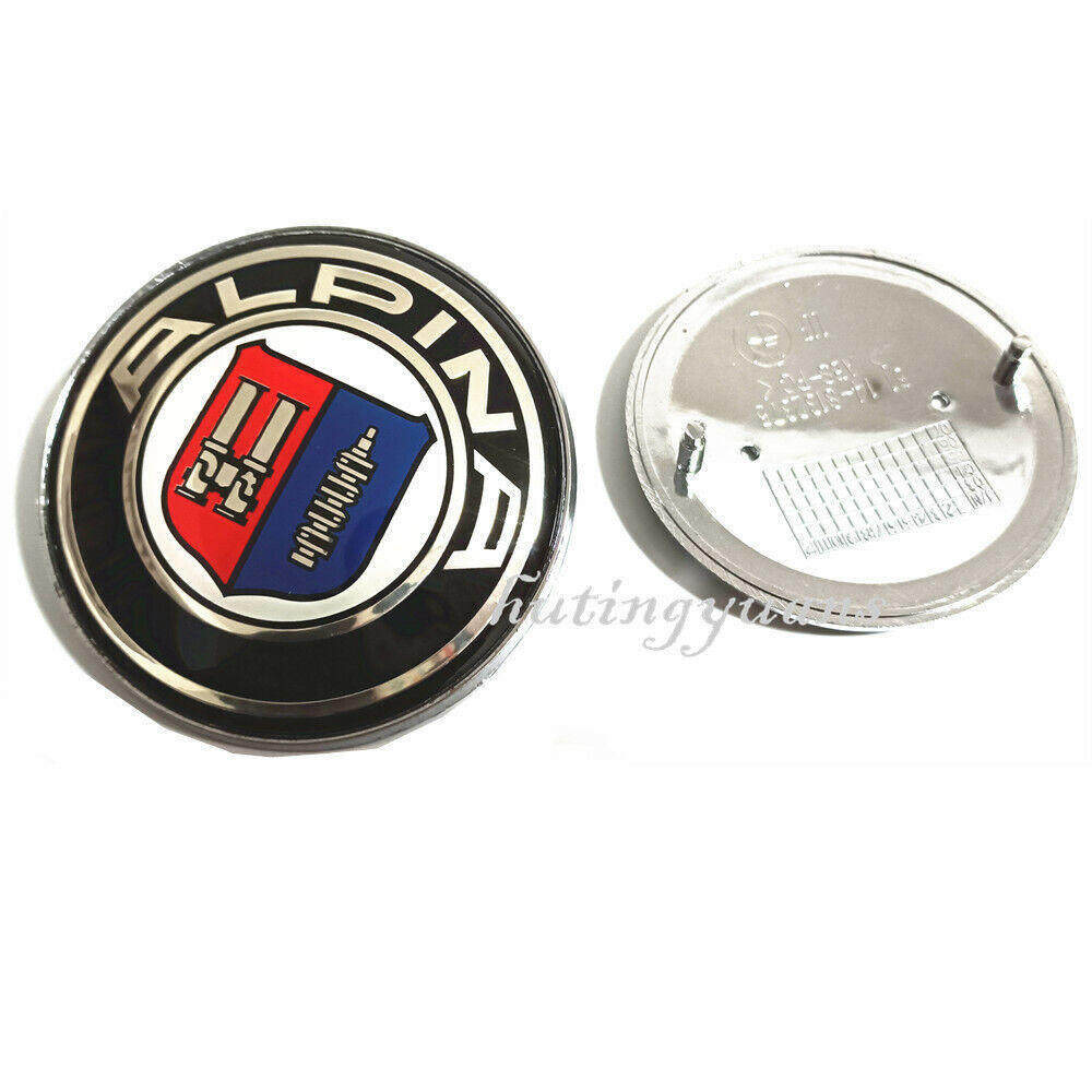 ALPINA B7 B3 SPORT Front Rear Trunk Badge Emblem 82MM 74MM Nameplates Set of 2