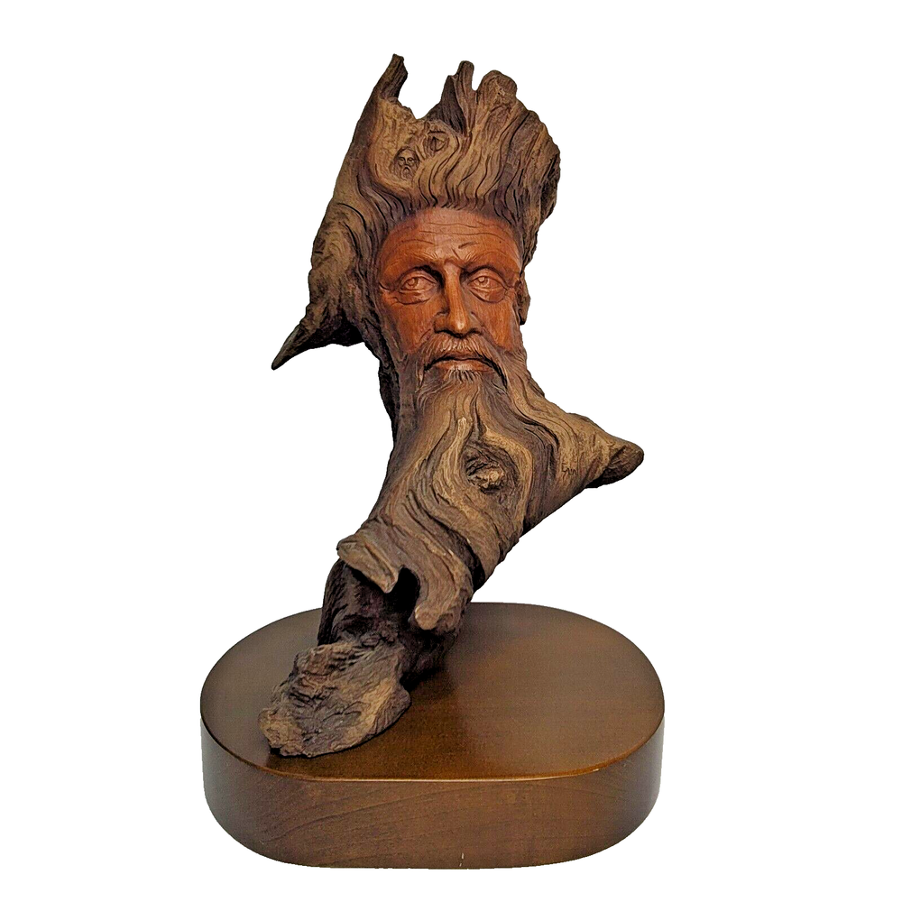 Vintage Rick Cain 1986 Woodland Spirit Sculpture Limited Edition 1870 of 5000 VG