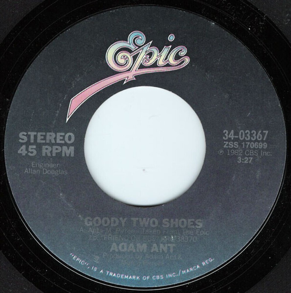 Adam Ant - Goody Two Shoes (7