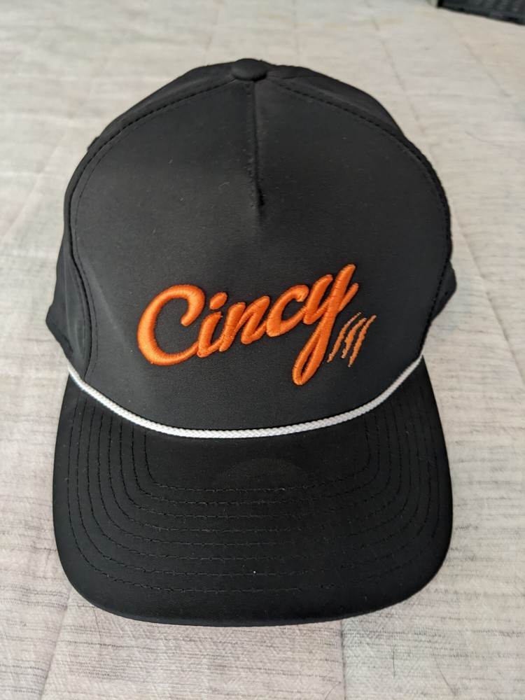 The Cincy Hat by Ted Karras - Cincinnati Bengals - Rope Snapback - Black