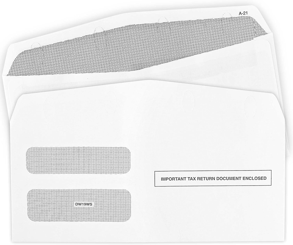 1099 Nec Tax Envelopes, Designed for Printed 1099 Laser NEC Forms from Quickbook