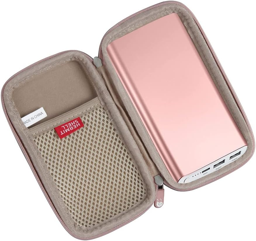 **Durable Travel Case for Energycell/Poweradd Pilot 4GS 12000mAh 8-Pin Portable Charger**  