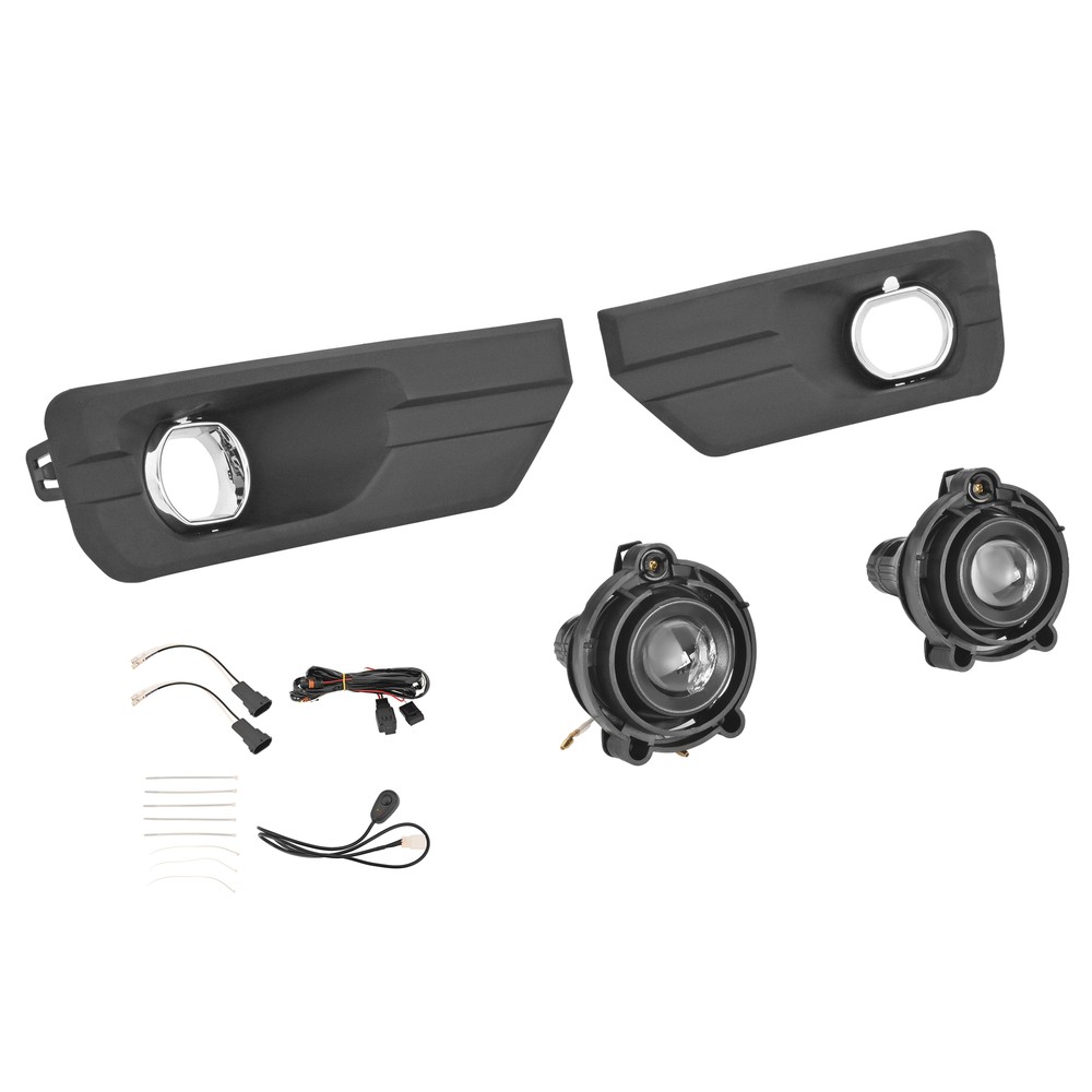 For GMC Acadia 2013-2016 Bumper Lamps Projector Fog Lights w/ Switch Kits+Bulbs