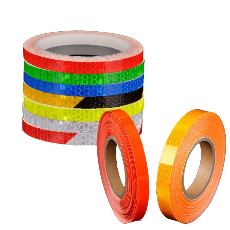1 Rolls Reflective Tape Outdoor Waterproof Reflective Warning Tape Reflector ...