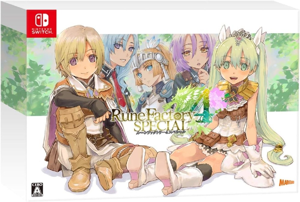 Rune Factory 4 Special Memorial Box -Switch book form JP