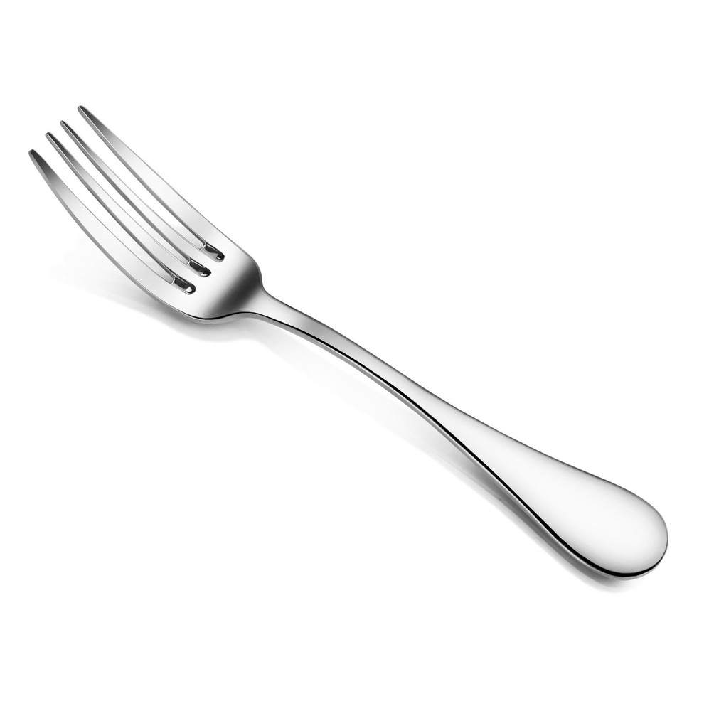 Artaste 59328 Rain 18/10 Stainless Steel Dinner Fork 7.6-Inch Set of 12 Silve