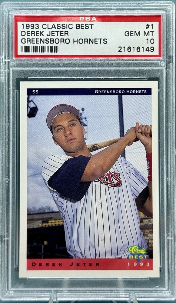 1993 Classic Best DEREK JETER #1 Greensboro Hornets Minor League Card VERY RARE