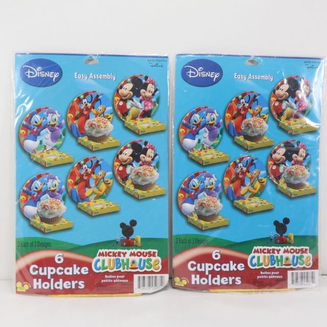 Disney Mickey Mouse Clubhouse Cupcake Holders Birthday Party Donald Duck Minnie