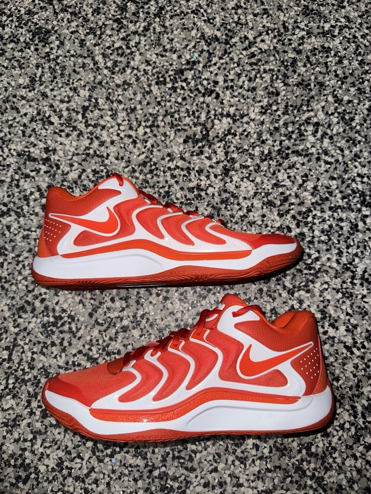 Nike Kevin Durant KD 17 TB Team Orange White FV1307-800 Mens Size 9.5