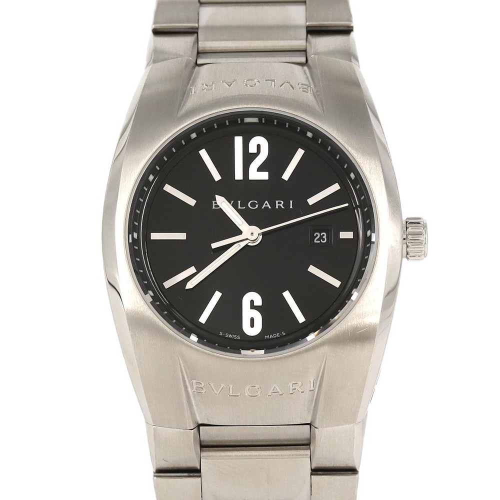 BVLGARI Ergon EG30S EG30BSSD Stainless Steel Quartz Watch Ref 2600078893818