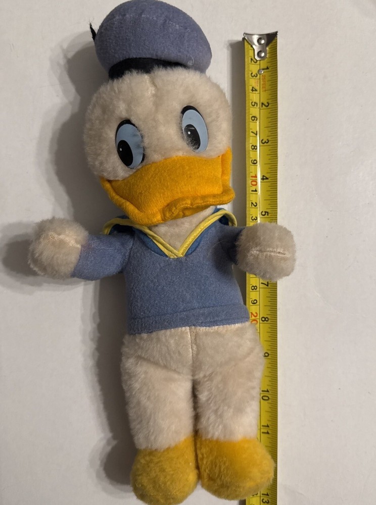 KNICKERBOCKER Vintage 1970’s Donald Duck Plush Stuffed Animal 12” Tall
