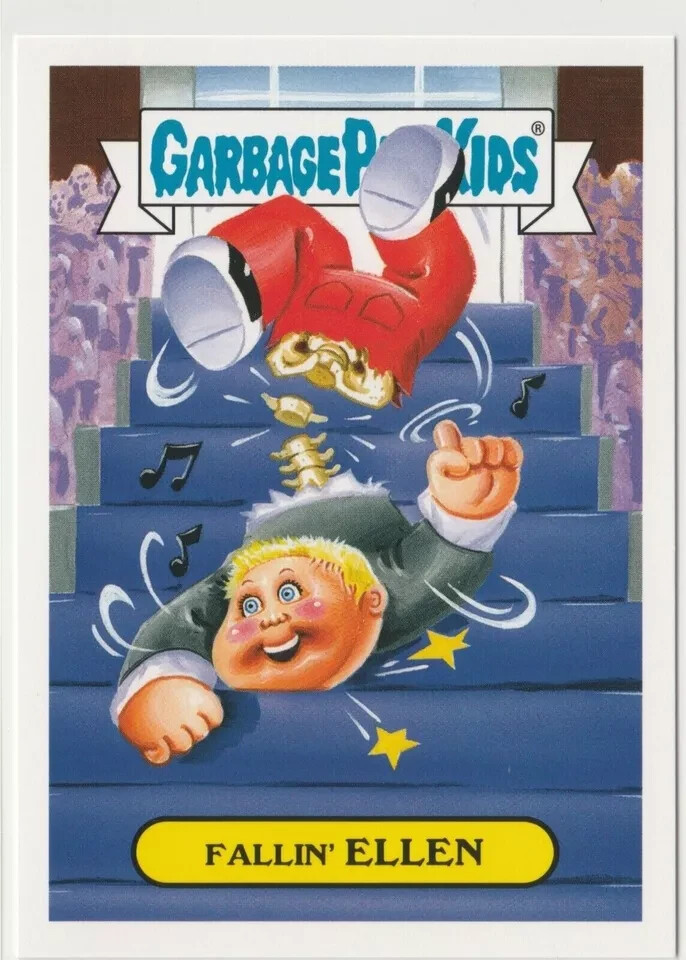 Fallin Ellen Garbage Pail Kids GPK 2016 Prime Slime Trashy TV Card #2a