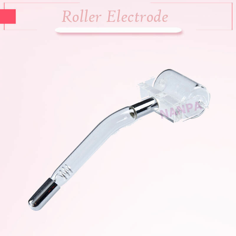 High Frequency Roller Electrode Wand for Anti-Aging Skin Therapy with Neon Argon Gas