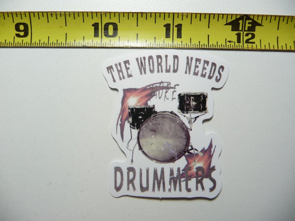 Rock Out with a Drummers Decal Sticker Set for Music Lovers