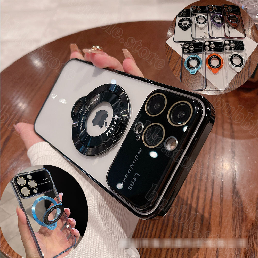 Para iPhone 16 15 14 13 12 11 Pro Max cover Suporte magnético Telefono Protector