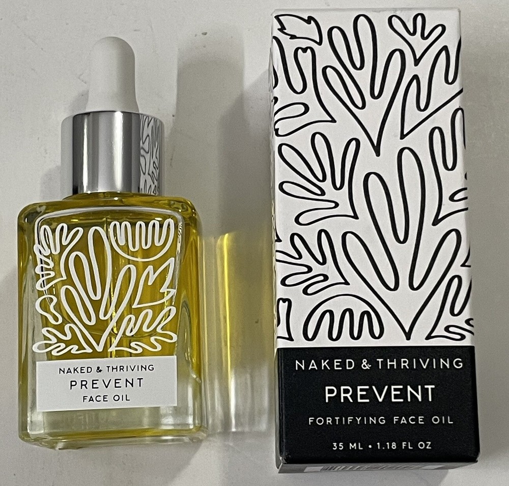 Naked & Thriving PREVENT Anti-Aging Face Oil 1 oz 35ml Full Size  NEW IN BOX!