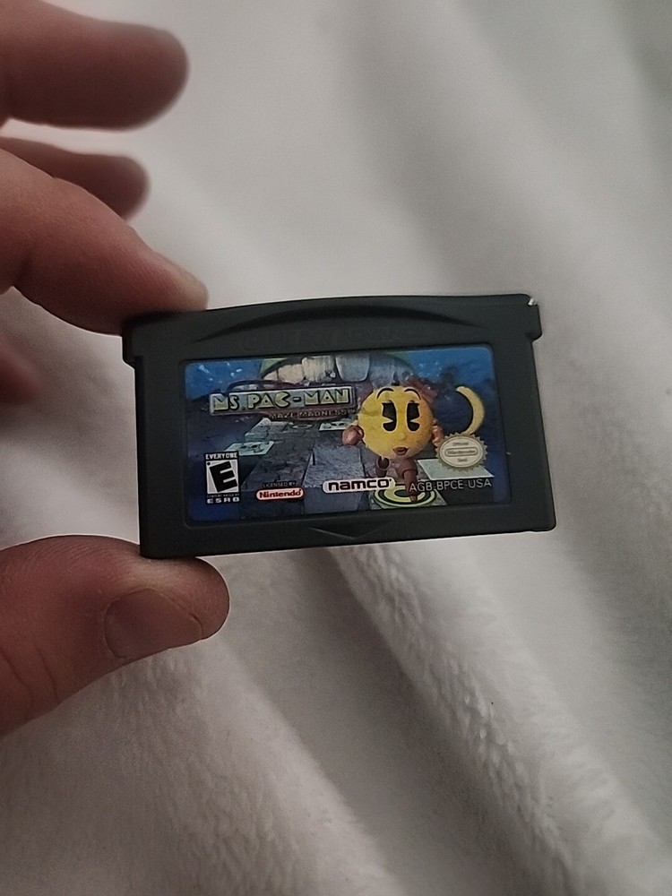 Ms. Pac-Man Maze Madness (Nintendo Game Boy Advance, 2004) Game Only - Works
